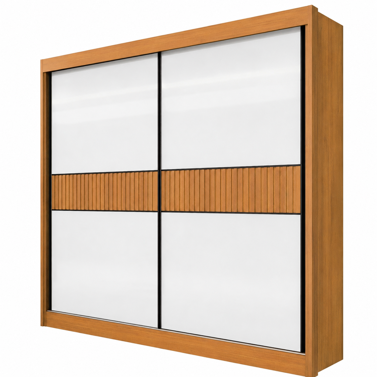 GUARDA - ROUPA CAN. 2 PORTAS CORRER RIPADO