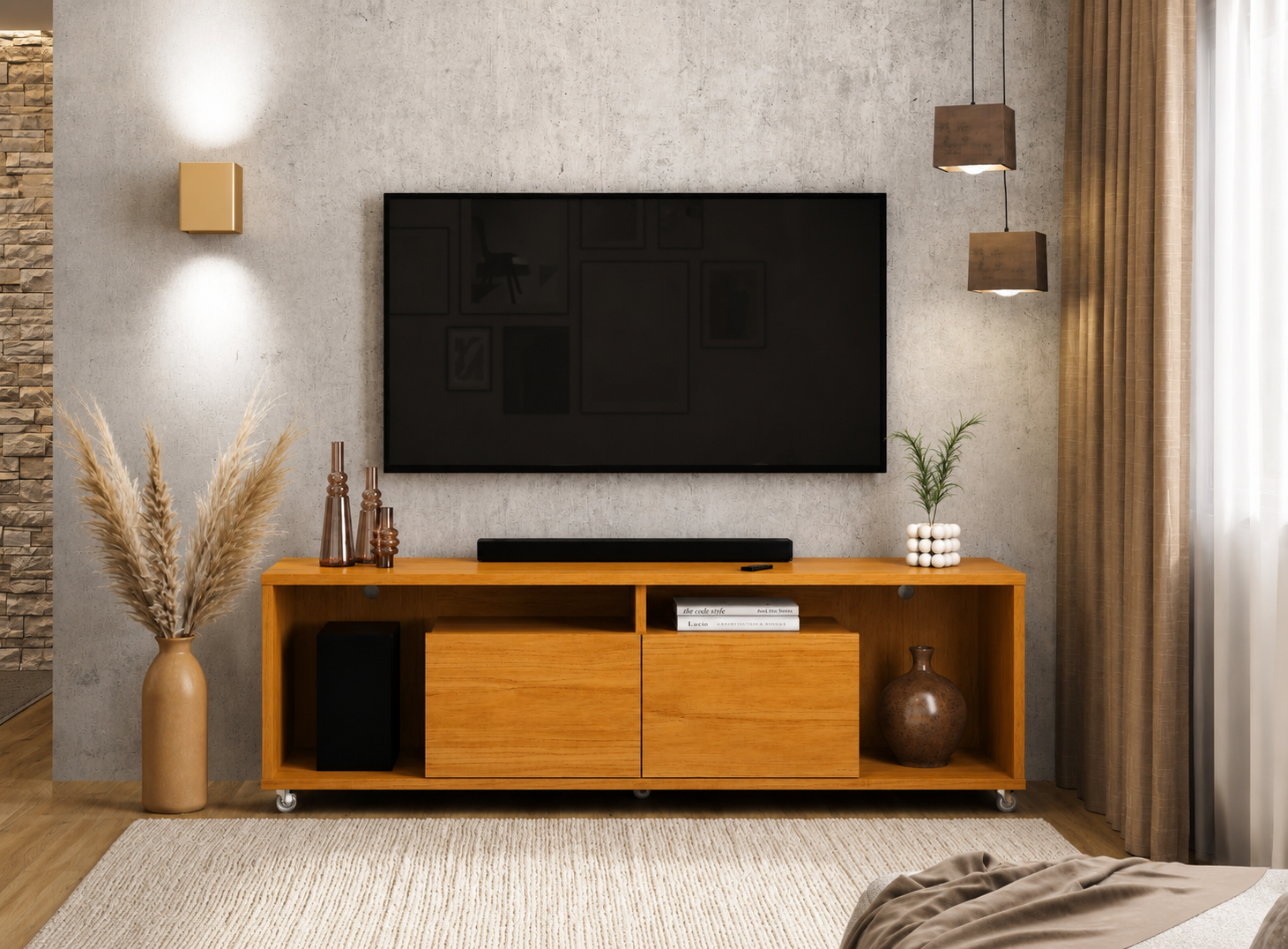 RACK PARA TV MOV 1,80 M