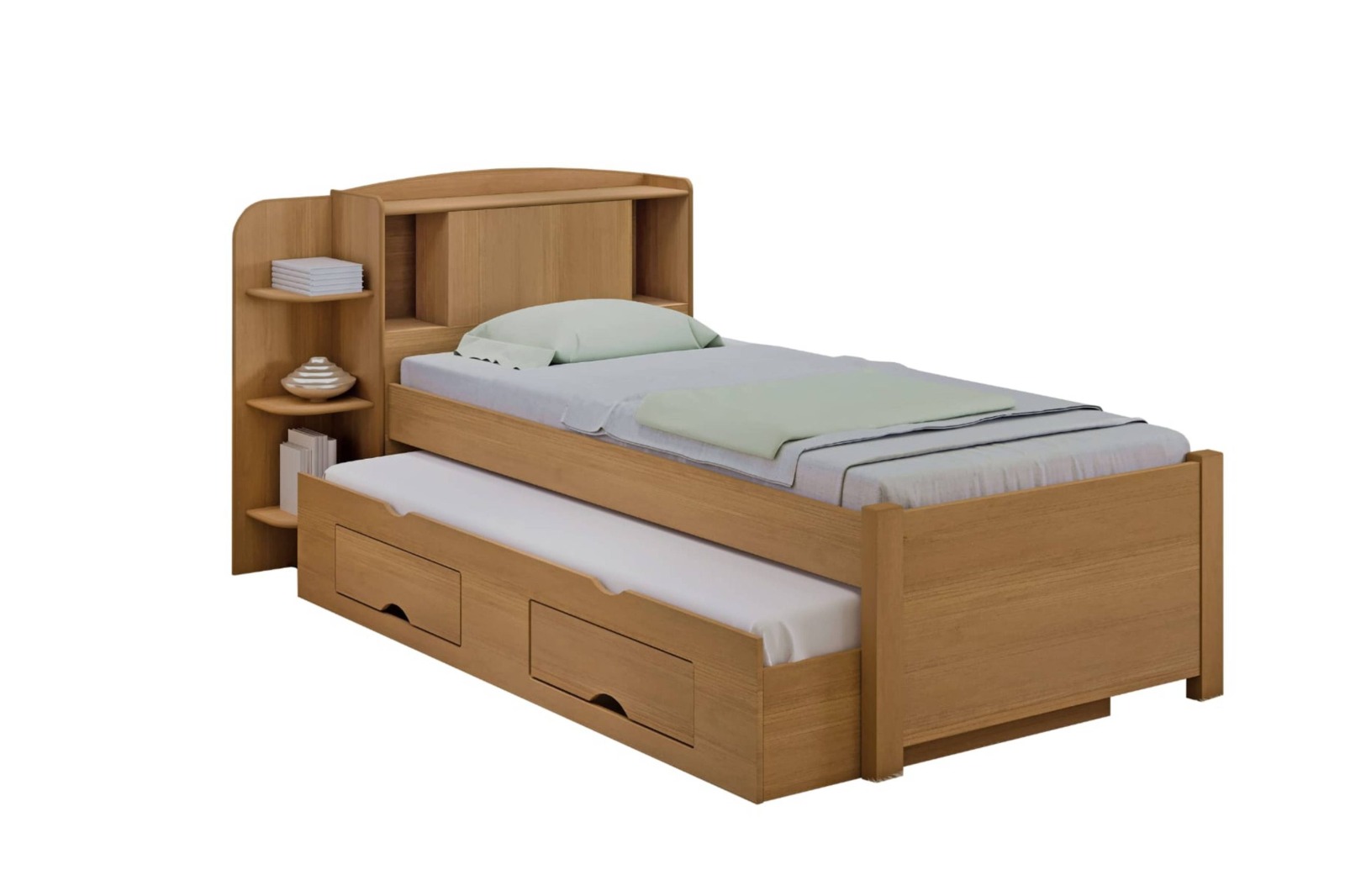 CAMA SOLTEIRO COM AUXILIAR